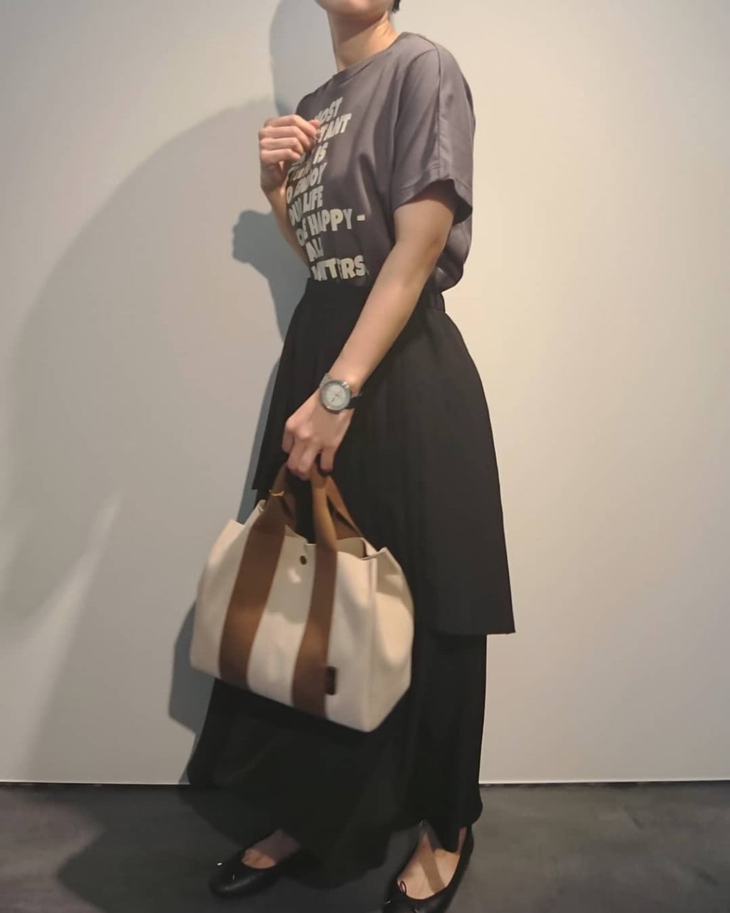 【MARECHAL TERRE】部分プリーツアシンメトリースカート
