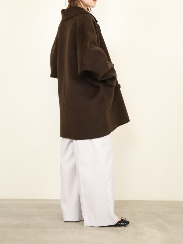 【YENN】ダブルフェイスピーコート