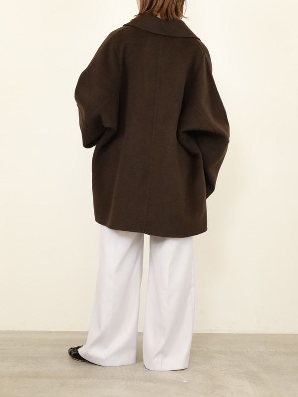 【YENN】ダブルフェイスピーコート