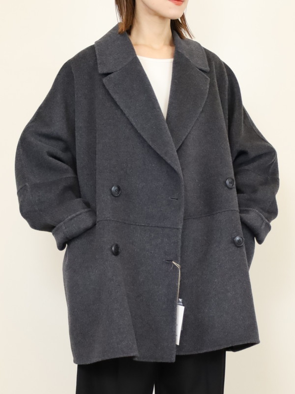 【YENN】ダブルフェイスピーコート