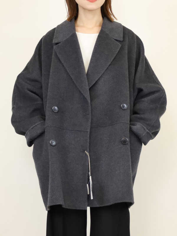 【YENN】ダブルフェイスピーコート