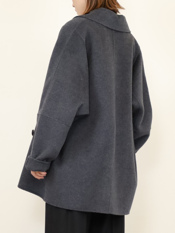 【YENN】ダブルフェイスピーコート