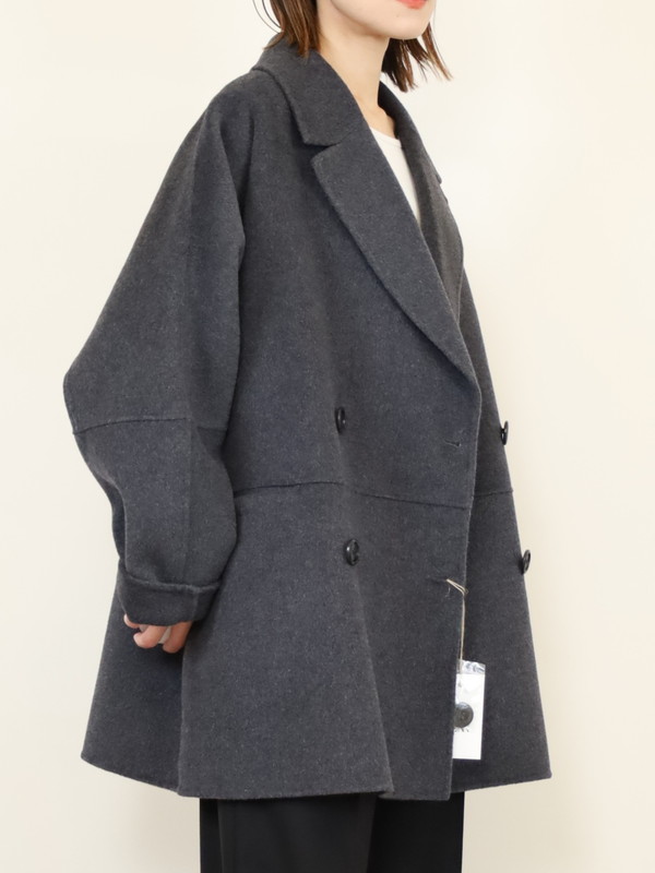 【YENN】ダブルフェイスピーコート