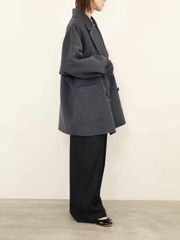 【YENN】ダブルフェイスピーコート