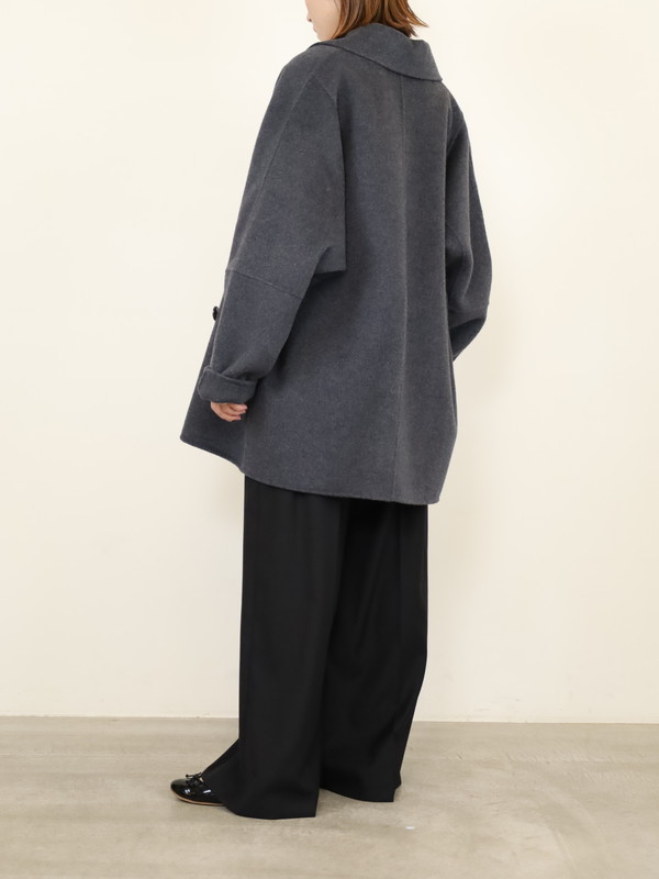 【YENN】ダブルフェイスピーコート