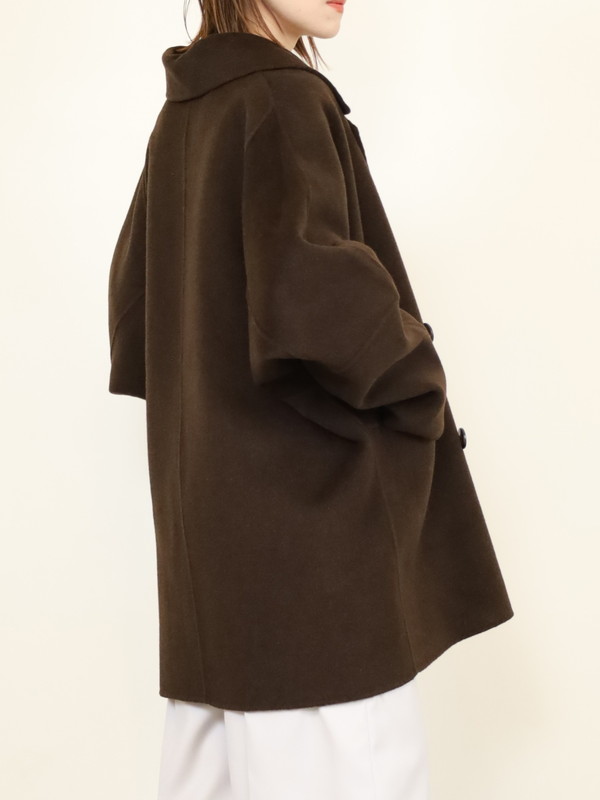 【YENN】ダブルフェイスピーコート
