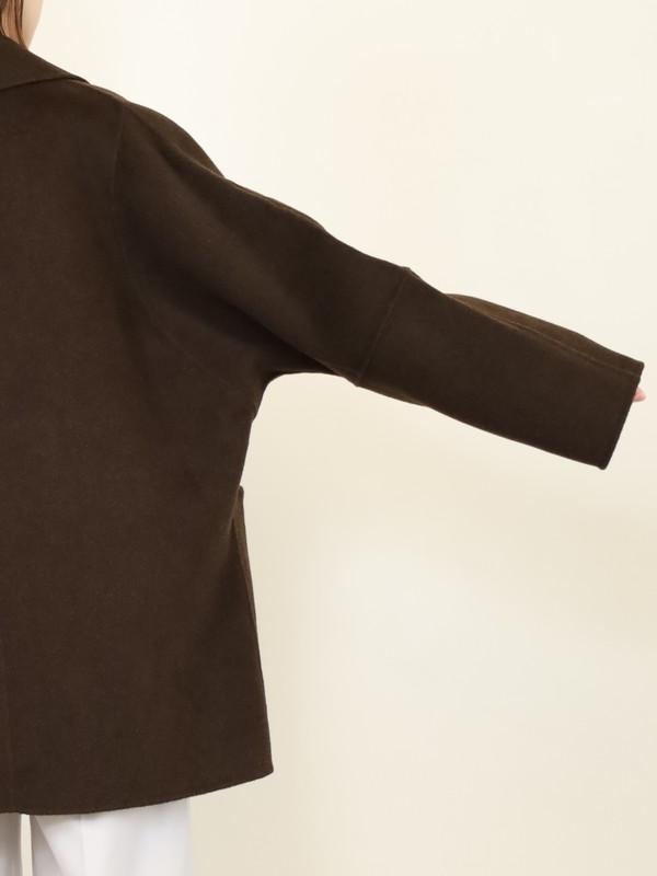 【YENN】ダブルフェイスピーコート