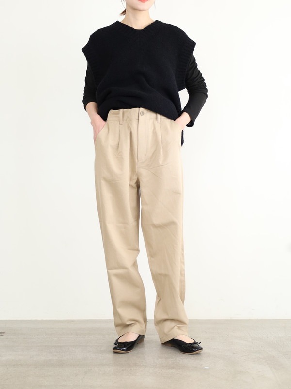 【JOHNBULL】ライトモールスキンタックイージーパンツ