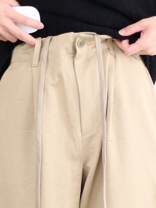 【JOHNBULL】ライトモールスキンタックイージーパンツ