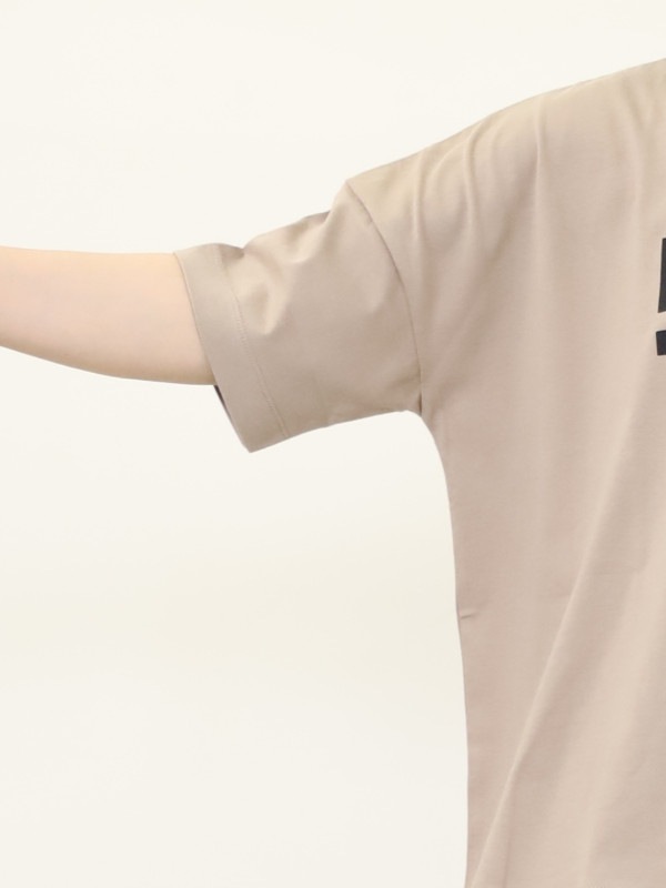 【siro de la bonte】前後両用ワイドロゴＴシャツ