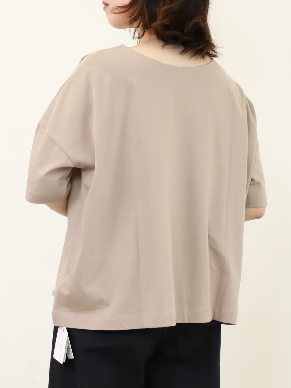 【siro de la bonte】前後両用ワイドロゴＴシャツ