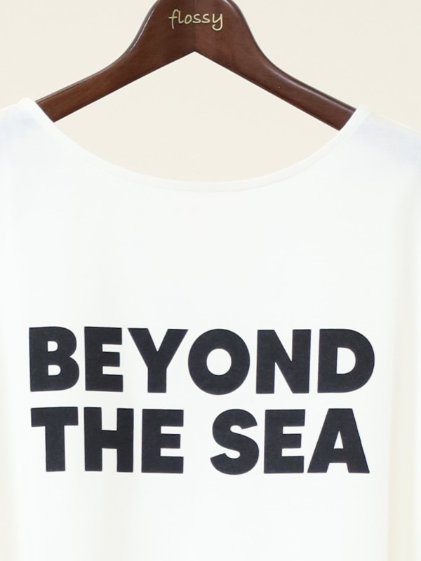 【siro de la bonte】前後両用ワイドロゴＴシャツ