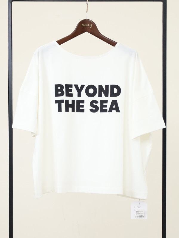 【siro de la bonte】前後両用ワイドロゴＴシャツ