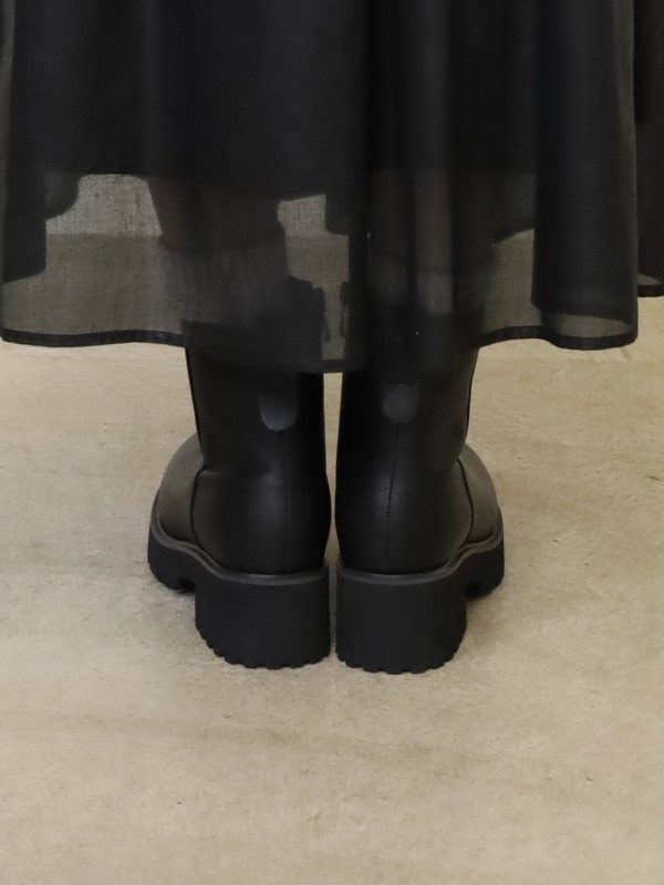 ATELIER BRUGGE】サイドジップトラックブーツ