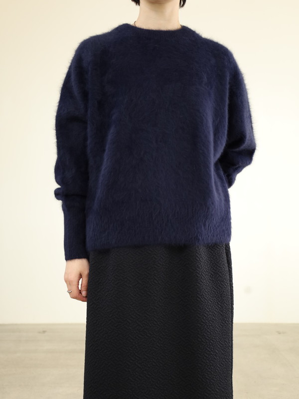 Curensology FOXカシミヤバラクラバ ネイビー Curensology(カレン