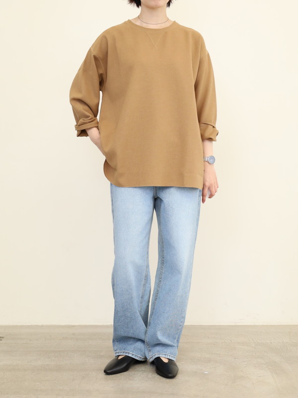 【tranoi】ストレートデニムパンツ 