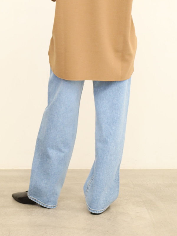 【tranoi】ストレートデニムパンツ 