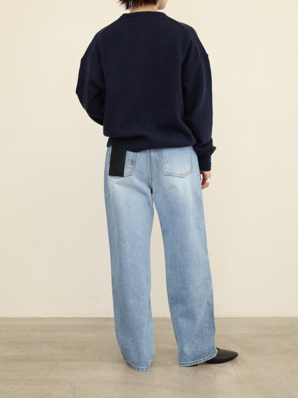 【tranoi】ストレートデニムパンツ 