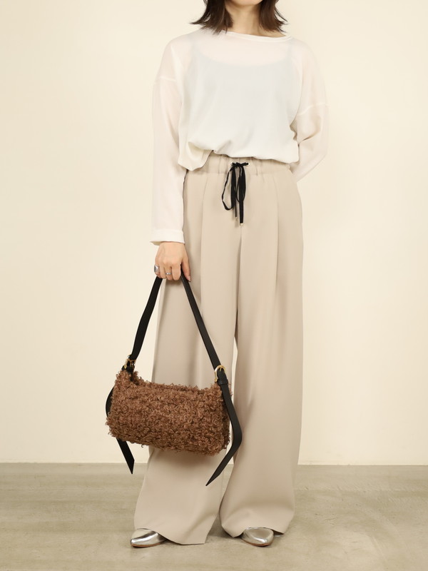 【VIOLA'dORO】カールエコファーワンショルダーバッグ