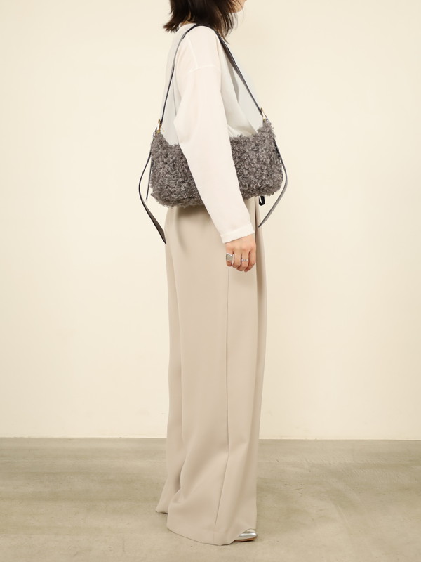 【VIOLA'dORO】カールエコファーワンショルダーバッグ