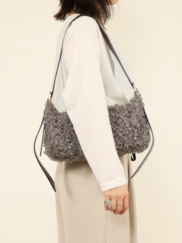 【VIOLA'dORO】カールエコファーワンショルダーバッグ