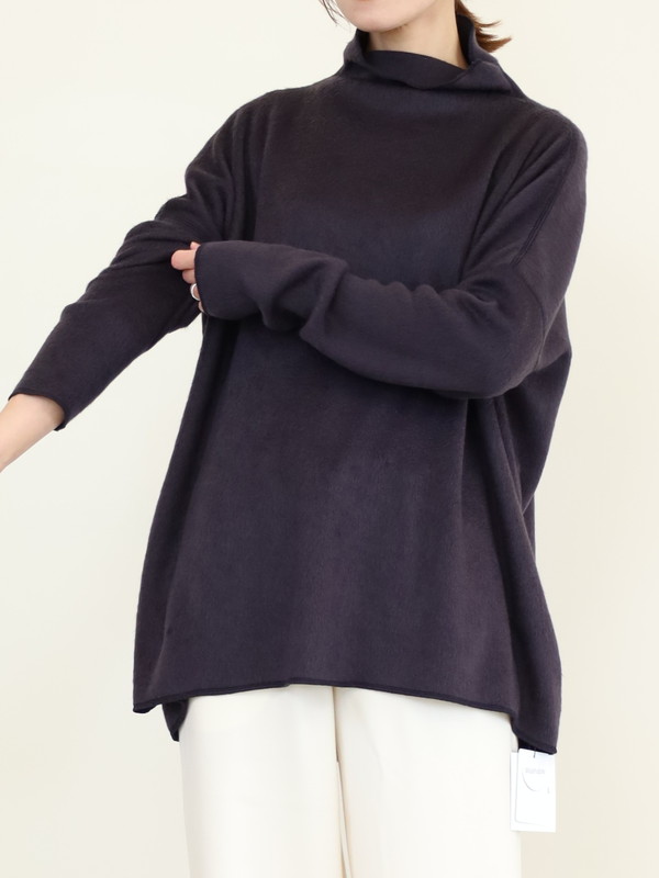 【MICA&DEAL】シャギールーズタートルネックプルオーバー