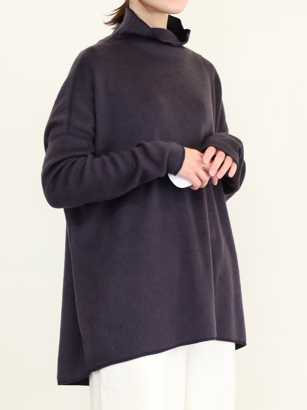 【MICA&DEAL】シャギールーズタートルネックプルオーバー