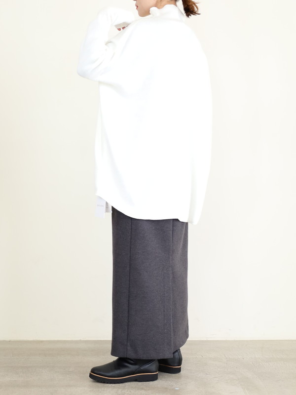 【MICA&DEAL】シャギールーズタートルネックプルオーバー