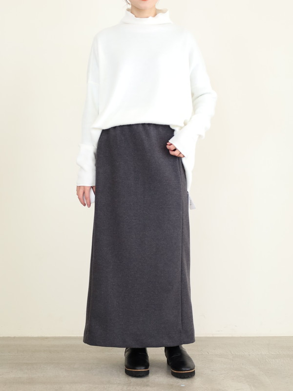 【MICA&DEAL】シャギールーズタートルネックプルオーバー