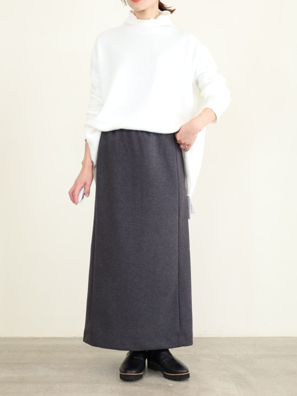 【MICA&DEAL】シャギールーズタートルネックプルオーバー