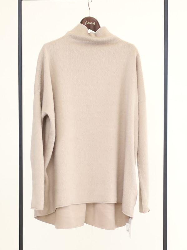 【MICA&DEAL】シャギールーズタートルネックプルオーバー