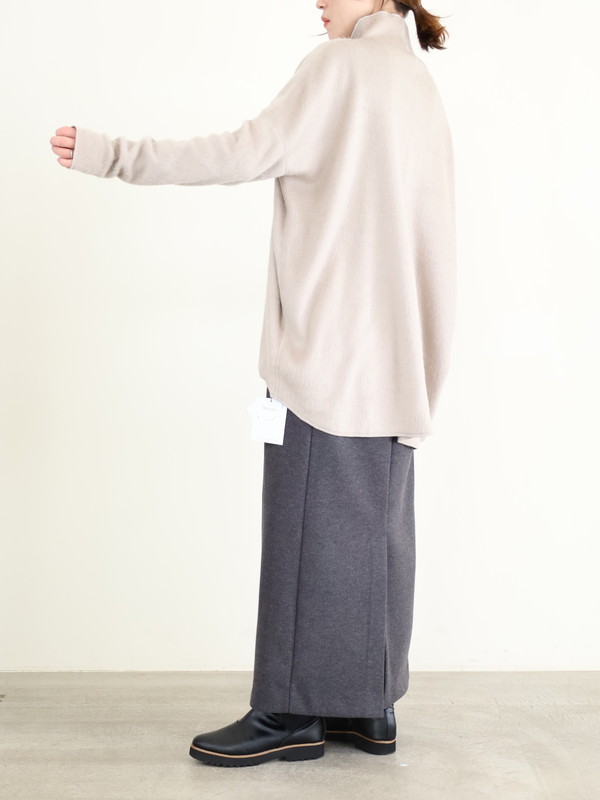 【MICA&DEAL】シャギールーズタートルネックプルオーバー