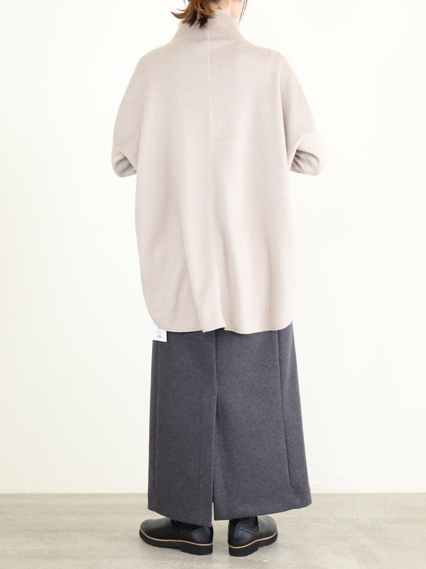 【MICA&DEAL】シャギールーズタートルネックプルオーバー