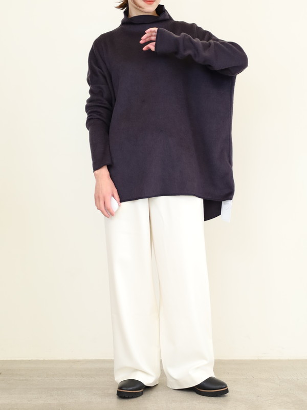 【MICA&DEAL】シャギールーズタートルネックプルオーバー