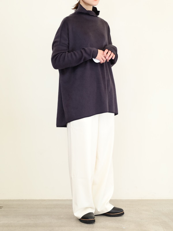 【MICA&DEAL】シャギールーズタートルネックプルオーバー