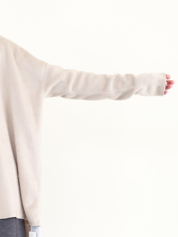 【MICA&DEAL】シャギールーズタートルネックプルオーバー