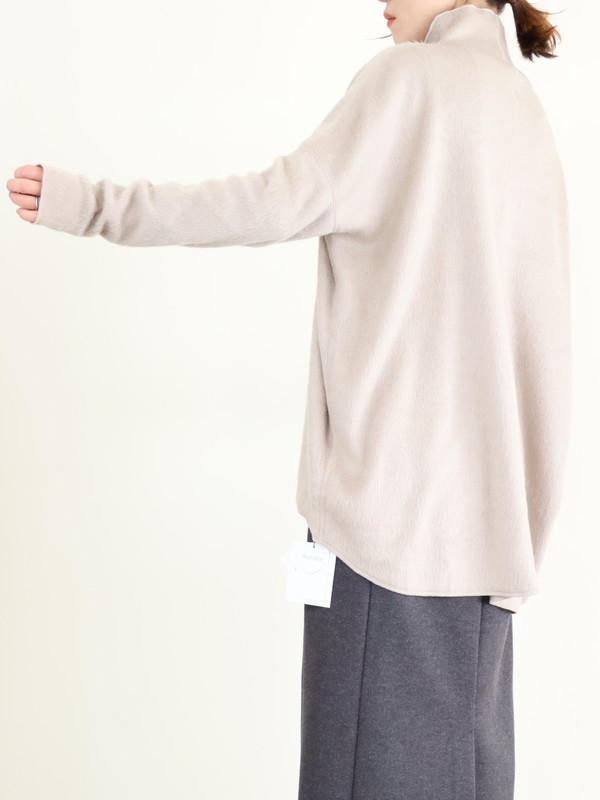 【MICA&DEAL】シャギールーズタートルネックプルオーバー