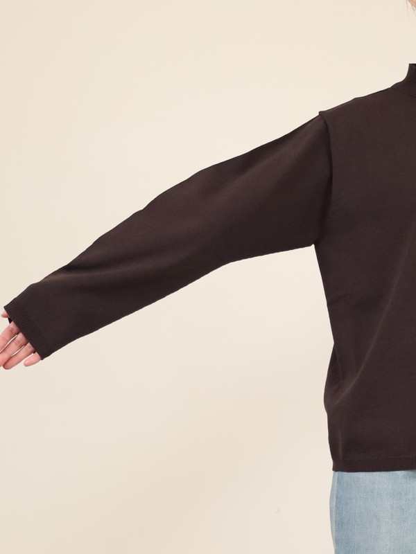 【Emmaculate】カーブスリーブニット