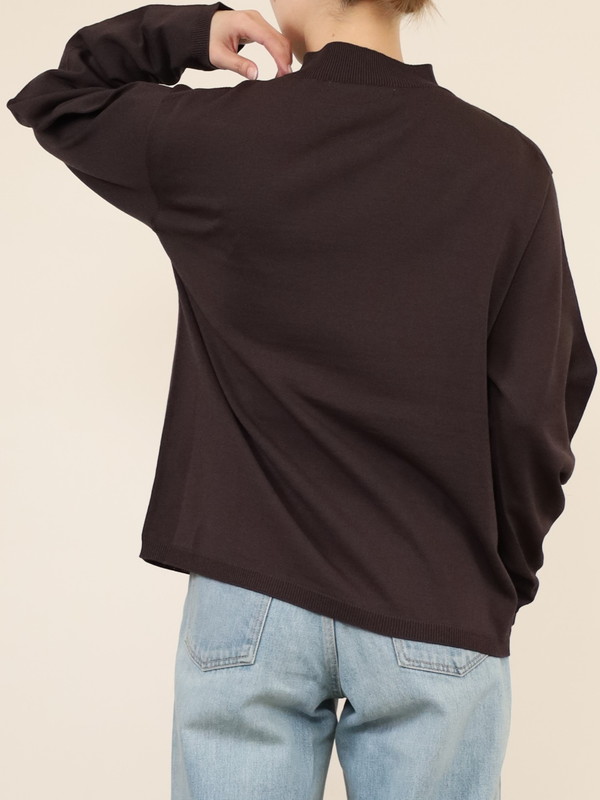 【Emmaculate】カーブスリーブニット