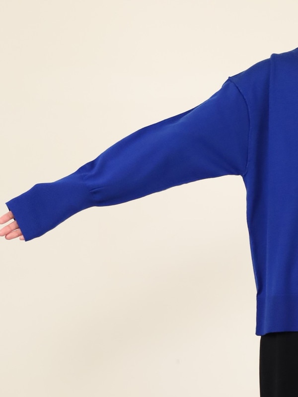 【Emmaculate】ウールクルーネック長袖ニット