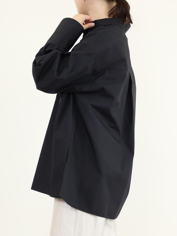 【trois】飾りカフスボタンオーバーシャツ