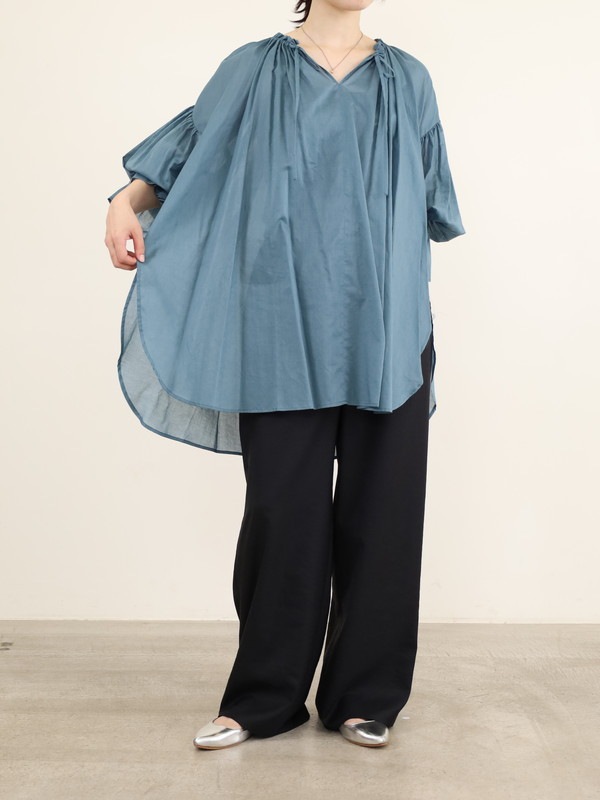 【trois】ビンテージワッシャーブラウス