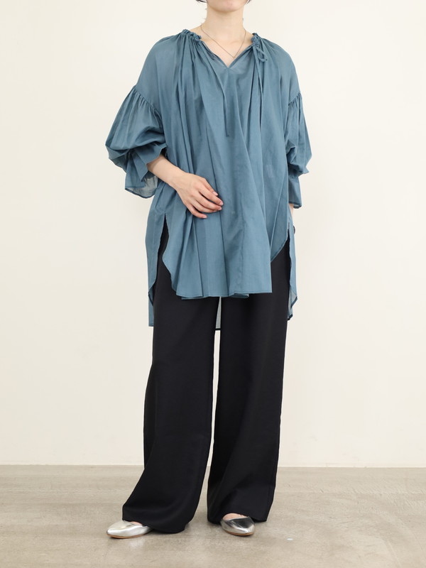 【trois】ビンテージワッシャーブラウス