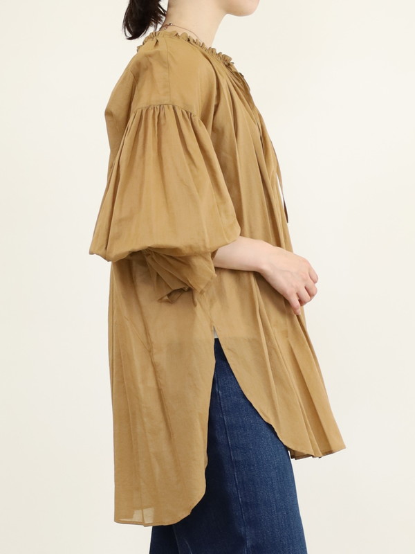 【trois】ビンテージワッシャーブラウス