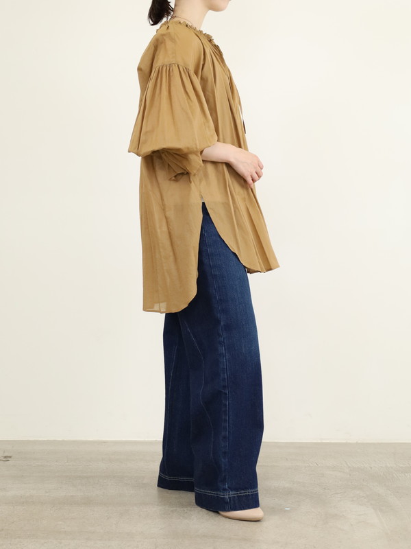 【trois】ビンテージワッシャーブラウス