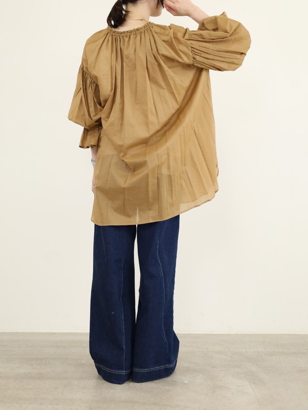 【trois】ビンテージワッシャーブラウス