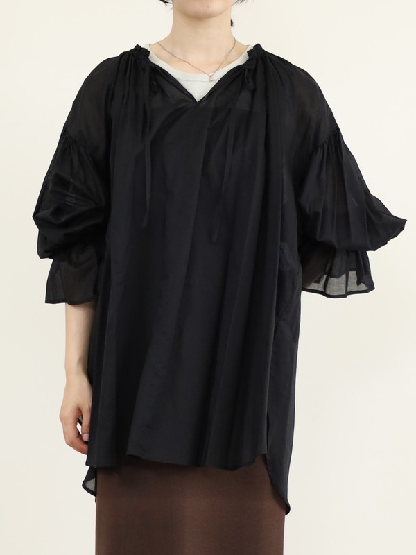 【trois】ビンテージワッシャーブラウス