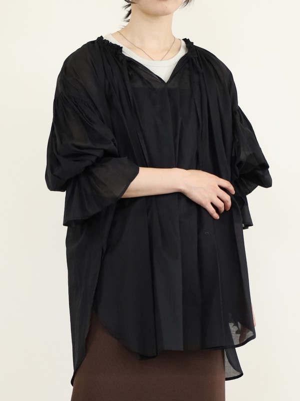 【trois】ビンテージワッシャーブラウス