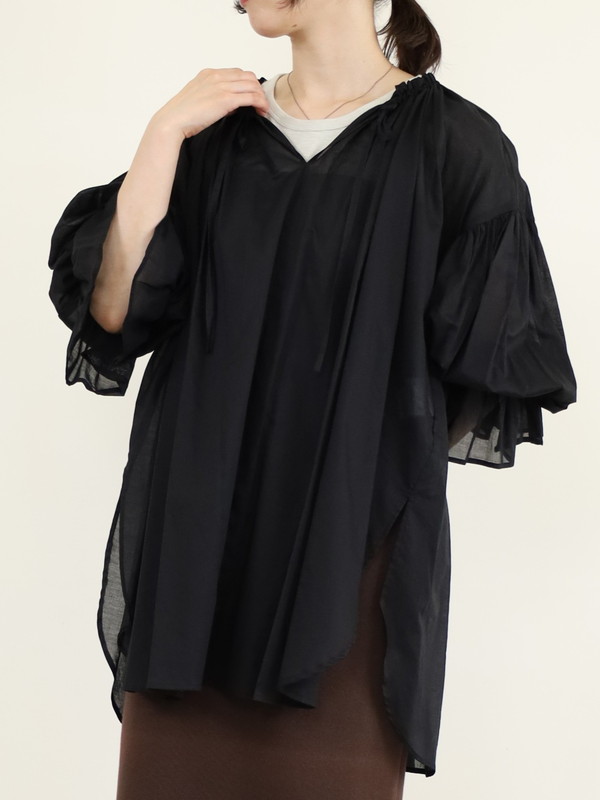 【trois】ビンテージワッシャーブラウス