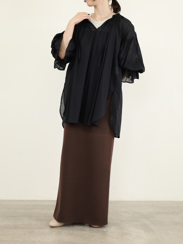 【trois】ビンテージワッシャーブラウス